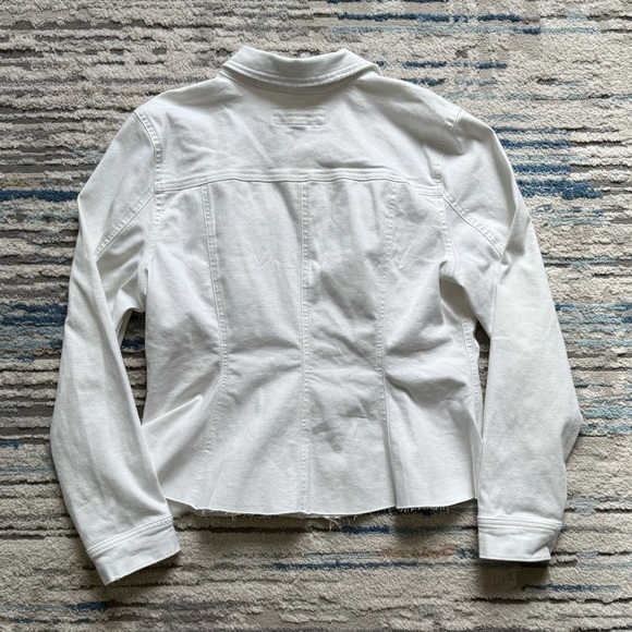 Maurices White Cinched Denim Jacket - Picture 6 of 6